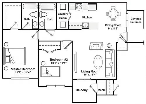 Floor plan Cecil