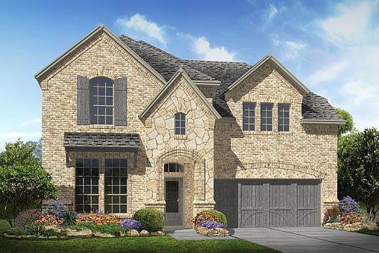 Elevation B Built with Stone