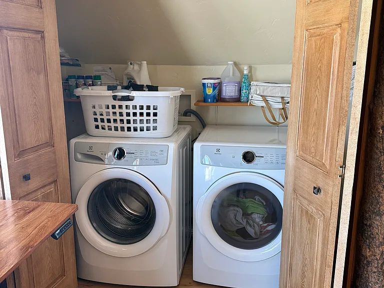 Washer and dryer in unit