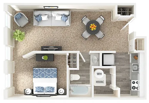Floor plan 1 Bed