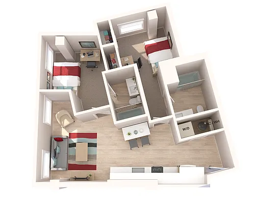 Floor plan The Flip