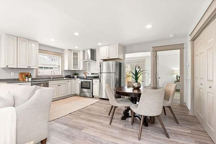 Kitchen/Dining Area. Big window above kitchen sink!