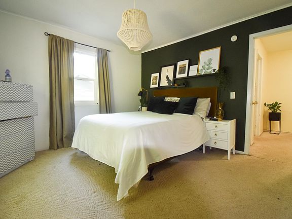 Spacious master bedroom with his/hers closet