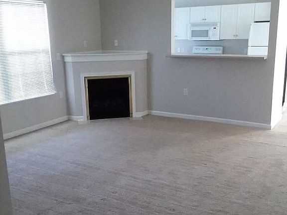 Living room with gas fireplace