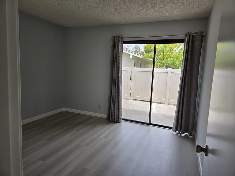 Guest bedroom with patio
