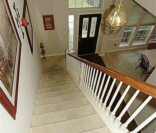 view from upstairs
