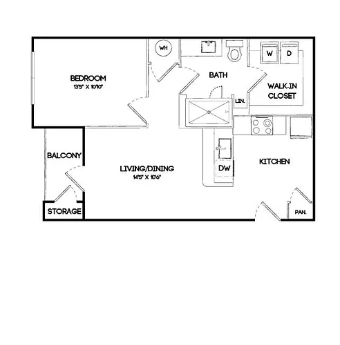 Floor plan A1A