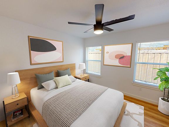Bedroom 3. This image shows a virtually furnished space. Bedrooms come unfurnished.