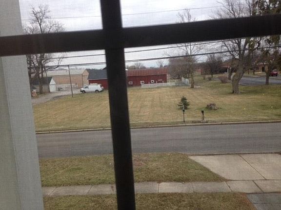 View from upstairs window