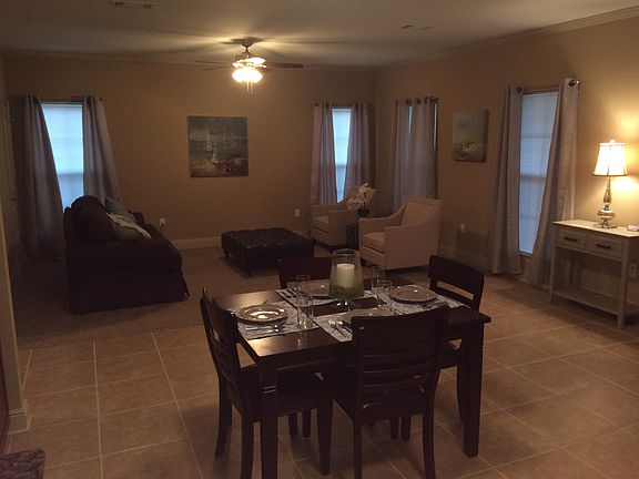 Open floor plan Living/Dining with guest powder room
