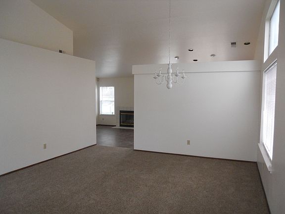 Living room and dining room