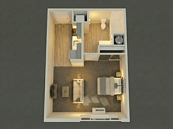 Floor plan Studio
