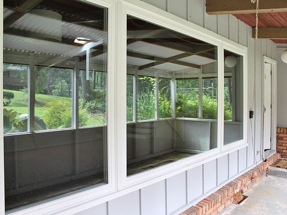 New windows including this huge casement window in the Living room