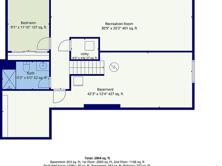 Lower Level Floor Plan