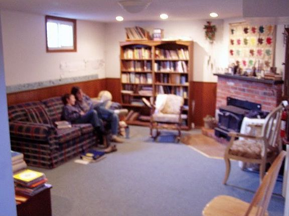 Rec Room with Fireplace