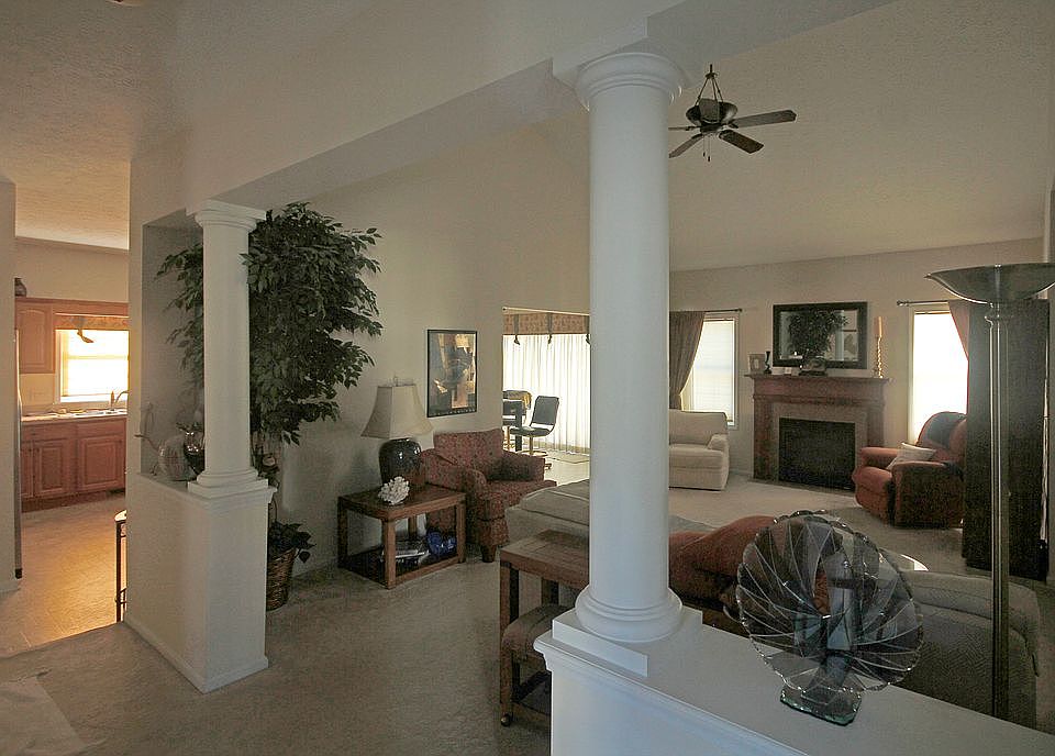 Foyer to living room 
