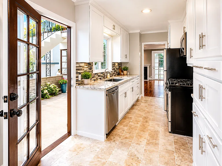 Remodeled Kitchen with Stainless Steel Appliances