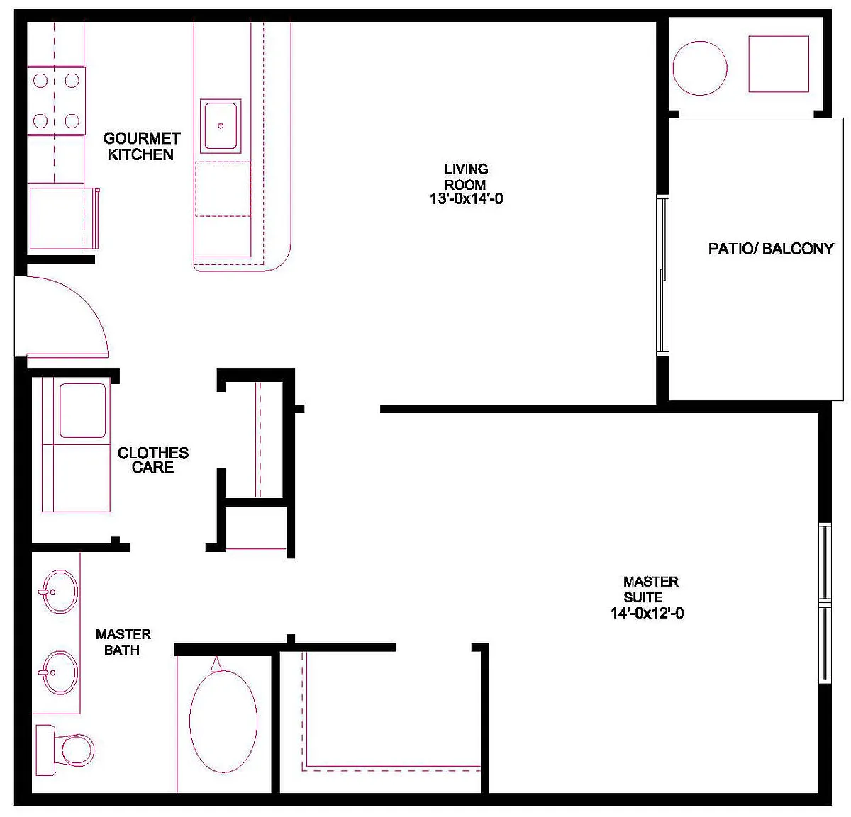 Floor plan The Chrysler