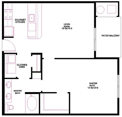 Floor plan The Chrysler