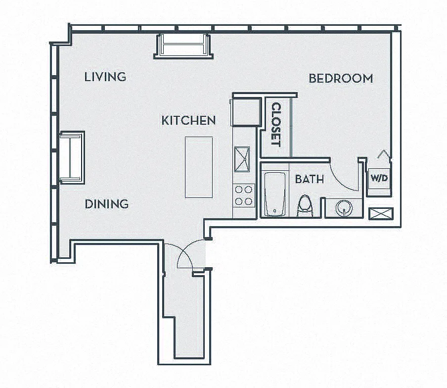 Floor plan Loft B