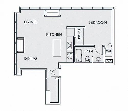 Floor plan Loft B