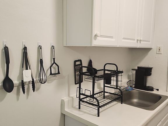 Kitchen with all cooking utensils