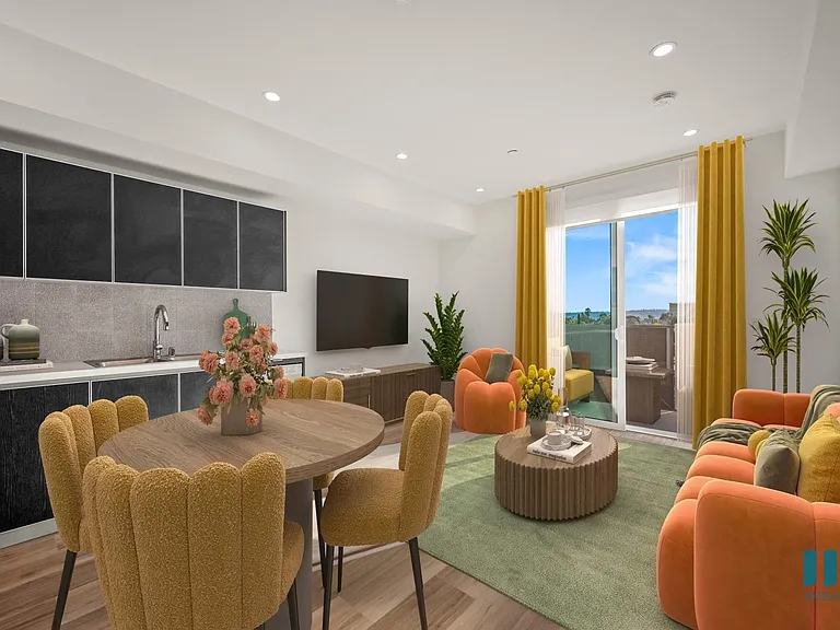 Open-Concept Kitchen, Dining, and Living Room with a Patio - Sycamore Floor Plan