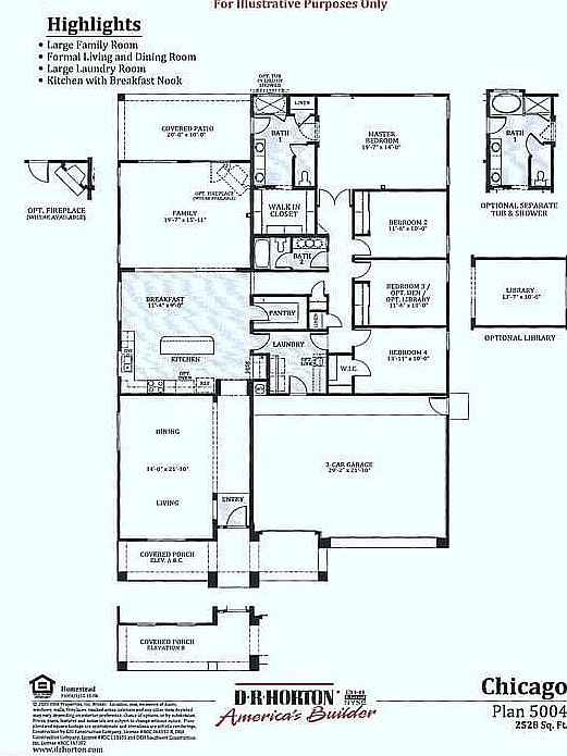 DR Horton Chicago Floor Plan