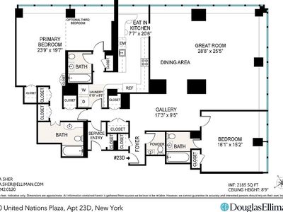 870 United Nations Plz APT 23D, New York, NY, 10017