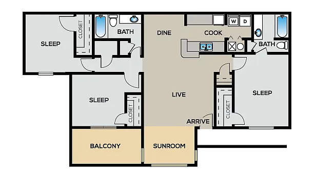 Floor plan C1