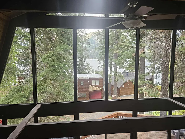 View from inside balcony.