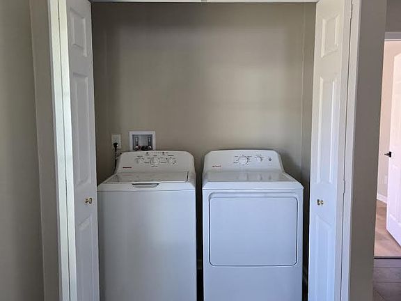 Washer and dryer included