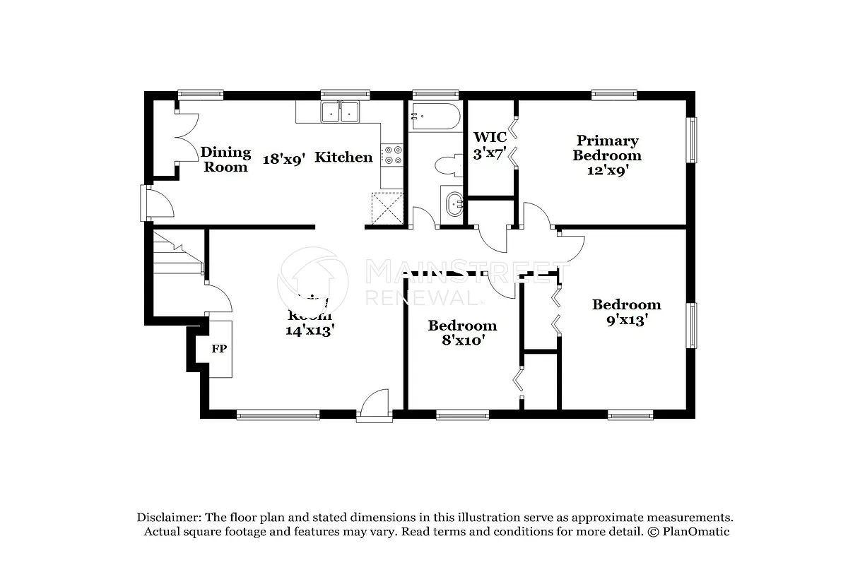 Floor Plan - 1612 Shumaker Rd