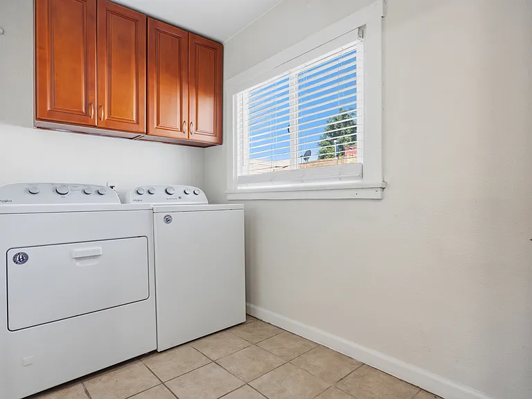 laundry area