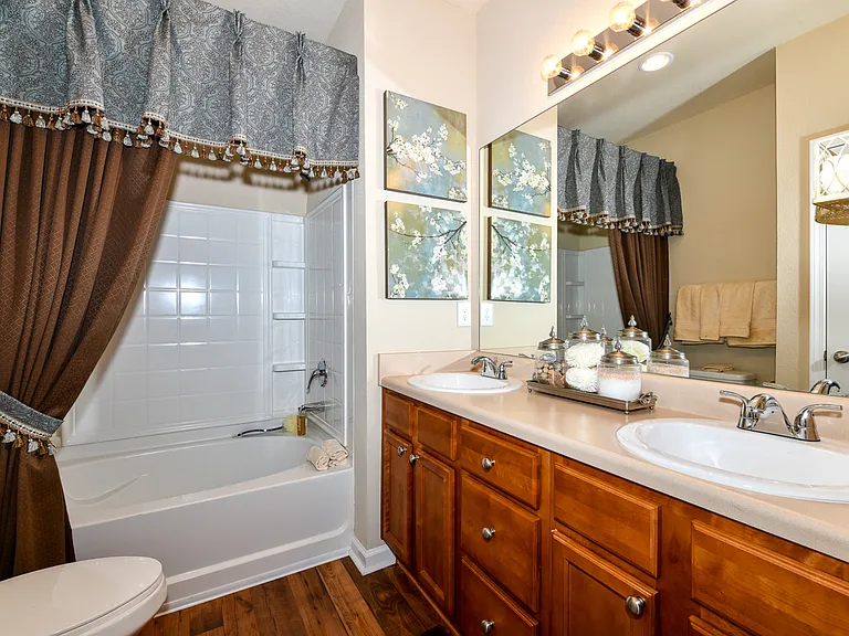 Decorated Model Bathroom