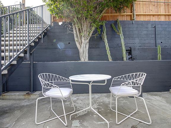 Private patio location