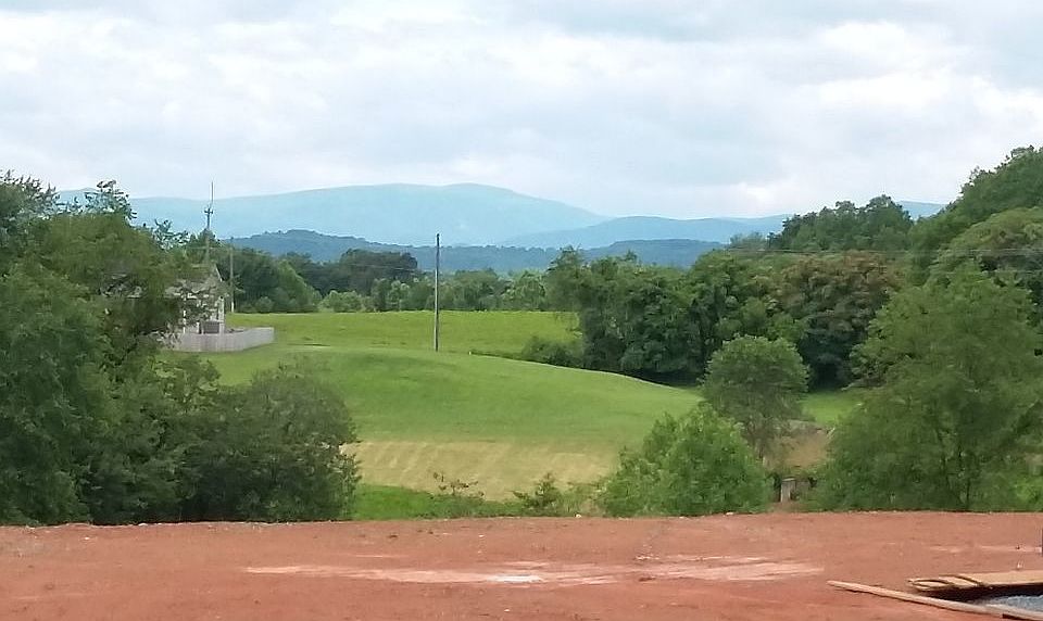 View from a cleared lot