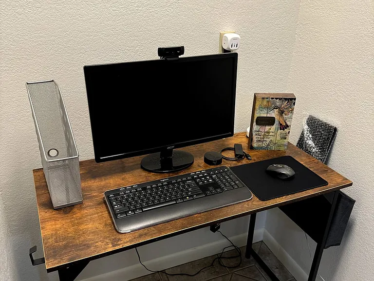 Dedicated workspace with hookups