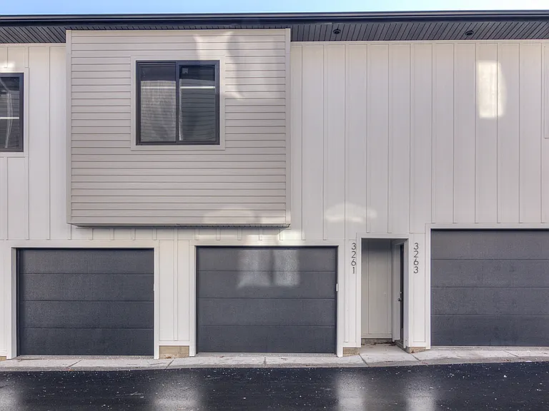 Each unit has their own private entrance next to your own garage