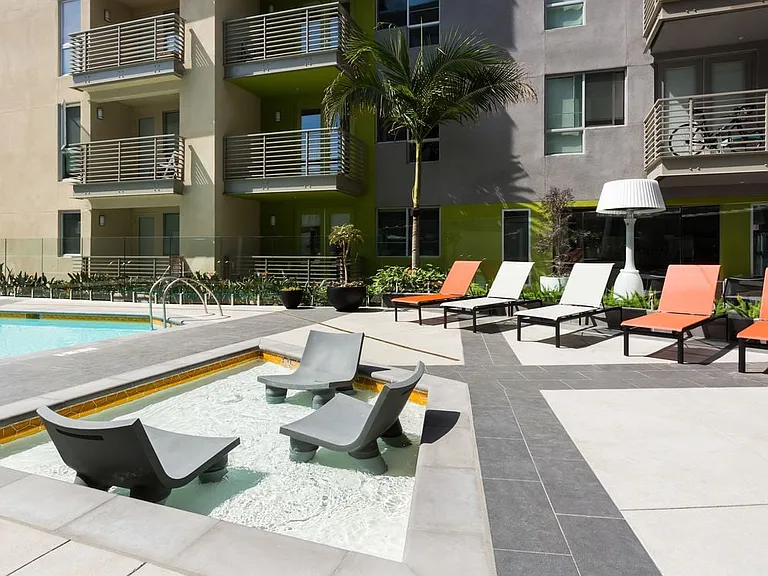 Swimming pool deck
