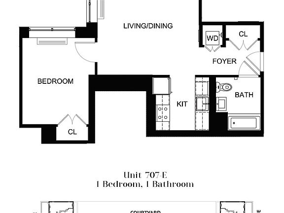 2nd image of 55 N 5th St APT E707