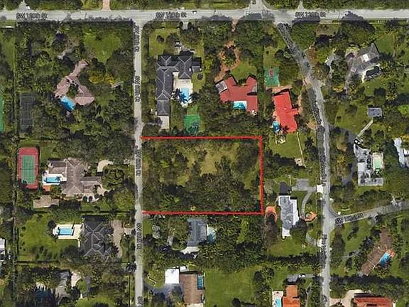 57,934 sq ft spectacular Pinecrest lot, build to suit.