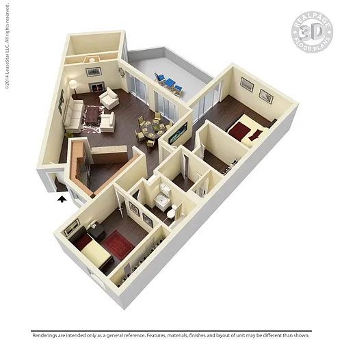 Floor plan B3