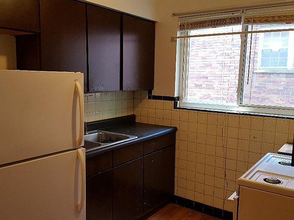 Kitchen with the appliances