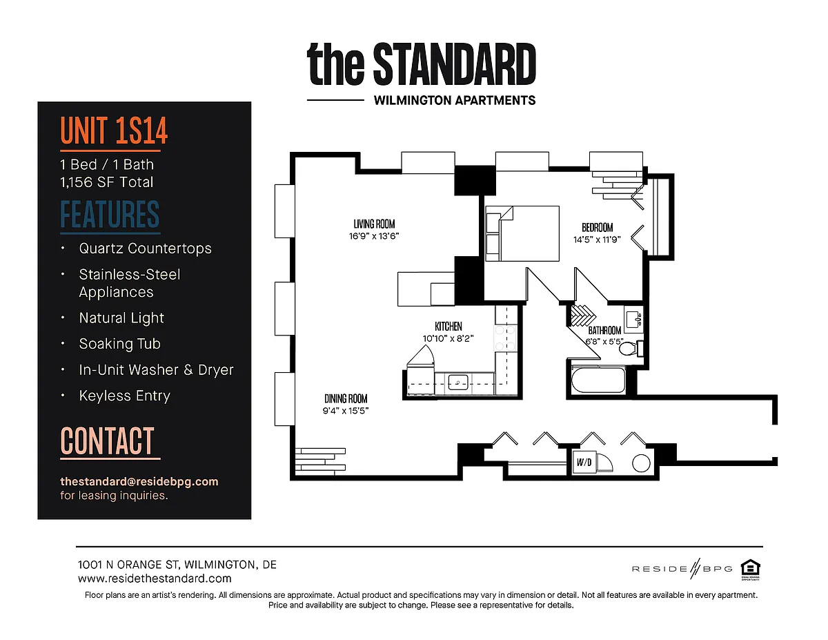 Floor plan 1S14
