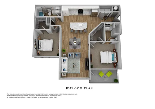 Floor plan B3