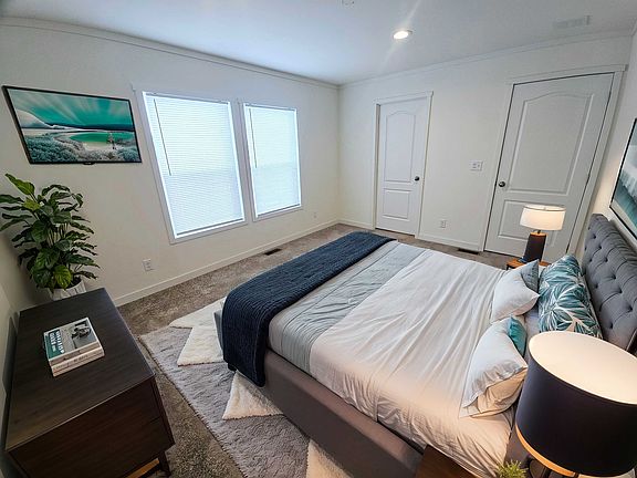 Staged Master Bedroom