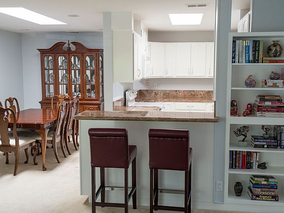 dining room and counter
