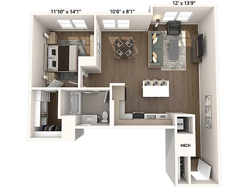 Floor plan A22