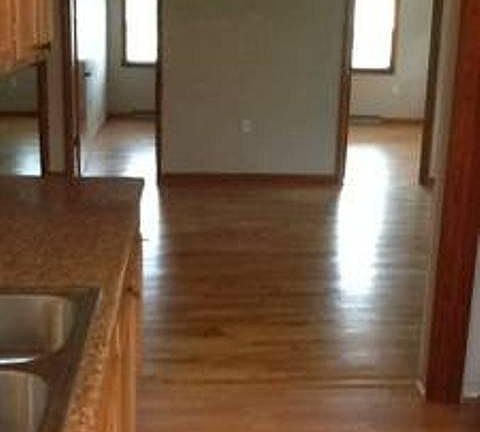 View of living room from Kitchen